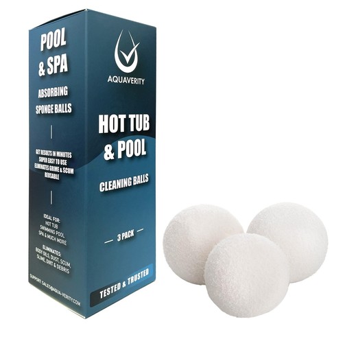 Hot tub cleaner balls floating - hot,